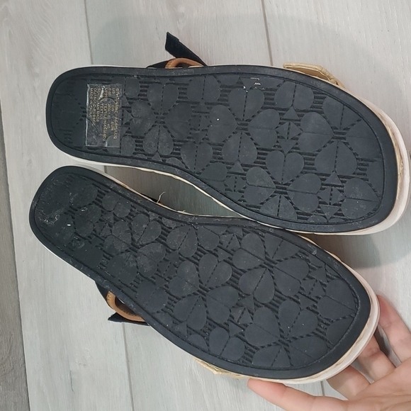 NWOB Kate Spade acapulco raffia flatform sandals sz 40/9.5B - Picture 10 of 14